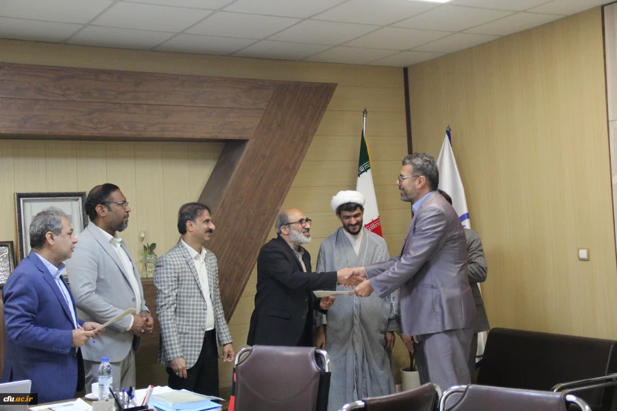 آیین معارفه روسای دانشکده های علوم و علوم تربیتی در دانشگاه فرهنگیان هرمزگان 4