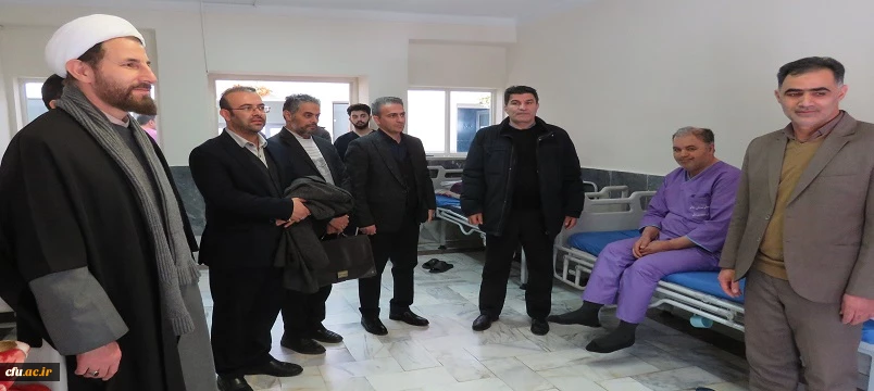 حضور سرپرست دانشگاه فرهنگیان در بیمارستان توانبخشی ایثار اردبیل به مناسبت ولادت حضرت ابوالفضل (ع) و روز جانباز 6