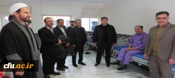 حضور سرپرست دانشگاه فرهنگیان در بیمارستان توانبخشی ایثار اردبیل به مناسبت ولادت حضرت ابوالفضل (ع) و روز جانباز 6