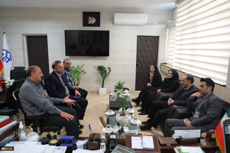 نشست مشترک سرپرست معاونت توسعه منابع و برنامه ریزی دانشگاه فرهنگیان با  مدیر کل منابع انسانی و پشتیبانی وزارت علوم 2