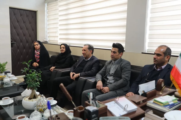 نشست مشترک سرپرست معاونت توسعه منابع و برنامه ریزی دانشگاه فرهنگیان با  مدیر کل منابع انسانی و پشتیبانی وزارت علوم 3
