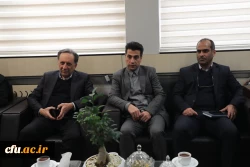نشست مشترک سرپرست معاونت توسعه منابع و برنامه ریزی دانشگاه فرهنگیان با  مدیر کل منابع انسانی و پشتیبانی وزارت علوم 6
