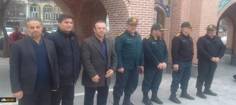 حضور سرپرست دانشگاه فرهنگیان استان اردبیل در آیین عطرافشانی مزار شهدا و نشست شورای اداری استان 2