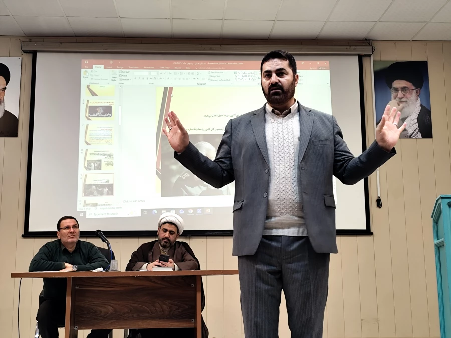 برگزاری آیین اختتامیه جشنواره «بیان نو» طرح تحول دروس معارف استان کرمانشاه 6