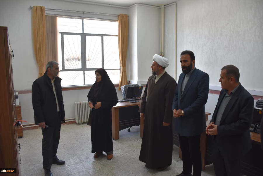 آیین افتتاحیه دفاتر اعضای هیات علمی دانشکده علوم انسانی دانشگاه فرهنگیان استان با حضور سرپرست مدیریت دانشگاه برگزار شد
 10