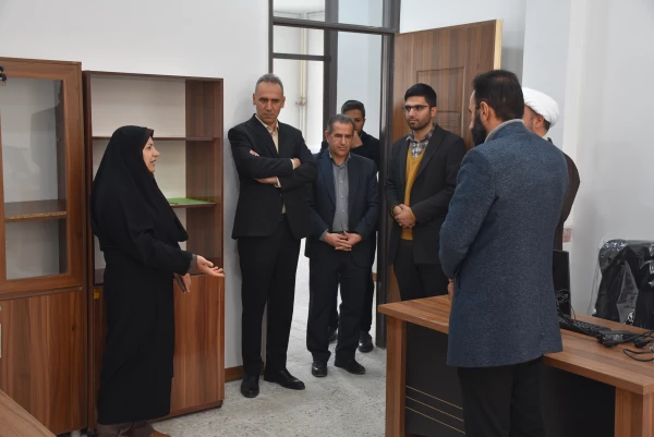 آیین افتتاحیه دفاتر اعضای هیات علمی دانشکده علوم انسانی دانشگاه فرهنگیان استان با حضور سرپرست مدیریت دانشگاه برگزار شد
 12