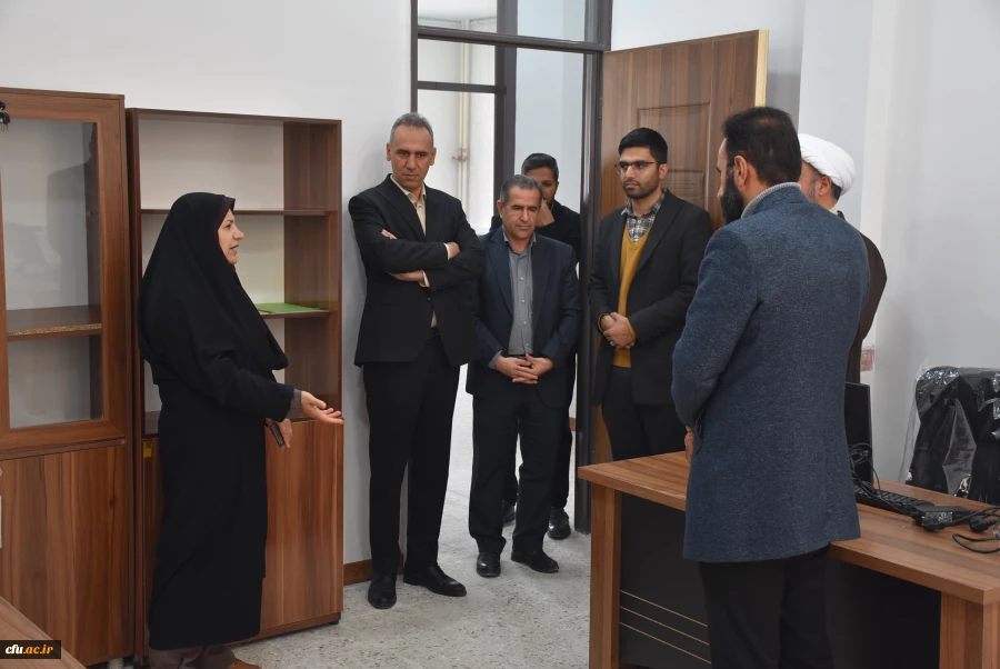 آیین افتتاحیه دفاتر اعضای هیات علمی دانشکده علوم انسانی دانشگاه فرهنگیان استان با حضور سرپرست مدیریت دانشگاه برگزار شد
 12