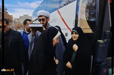 آیین بدرقه کاروان دانشجو معلمان دانشگاه فرهنگیان آذربایجان شرقی به اردوی راهیان نور ۱۴۰۴ 
