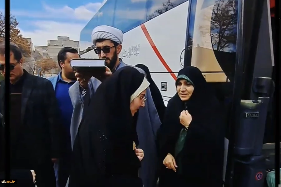 آیین بدرقه کاروان دانشجو معلمان دانشگاه فرهنگیان آذربایجان شرقی به اردوی راهیان نور ۱۴۰۴ 
 2