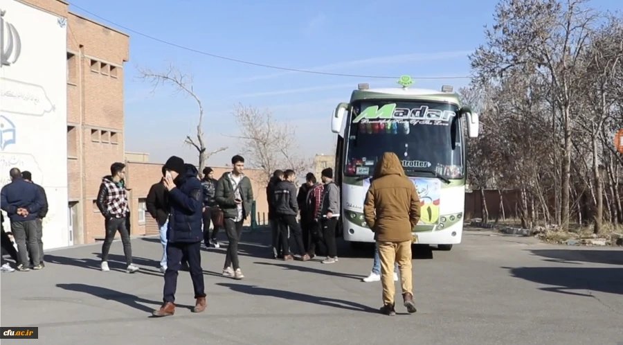 آیین بدرقه کاروان دانشجو معلمان دانشگاه فرهنگیان آذربایجان شرقی به اردوی راهیان نور ۱۴۰۴ 
 12
