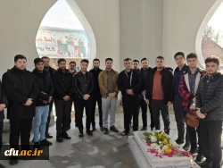 آیین بدرقه کاروان دانشجو معلمان دانشگاه فرهنگیان آذربایجان شرقی به اردوی راهیان نور ۱۴۰۴ 
 4