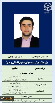 پژوهشگر برگزیده جوان (علوم انسانی و هنر)