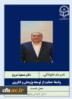 واسطان حمایت از توسعه پژوهش و فناروی- دکتر مسعود مروج 2