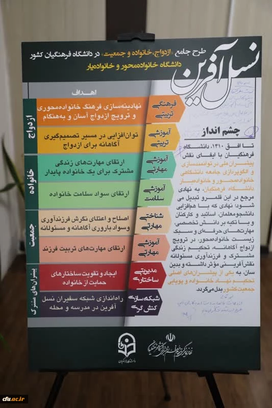 رونمایی از طرح نسل آفرین با شعار ازدواج ماندگار، خانواده پایدار و نسل استوار 4