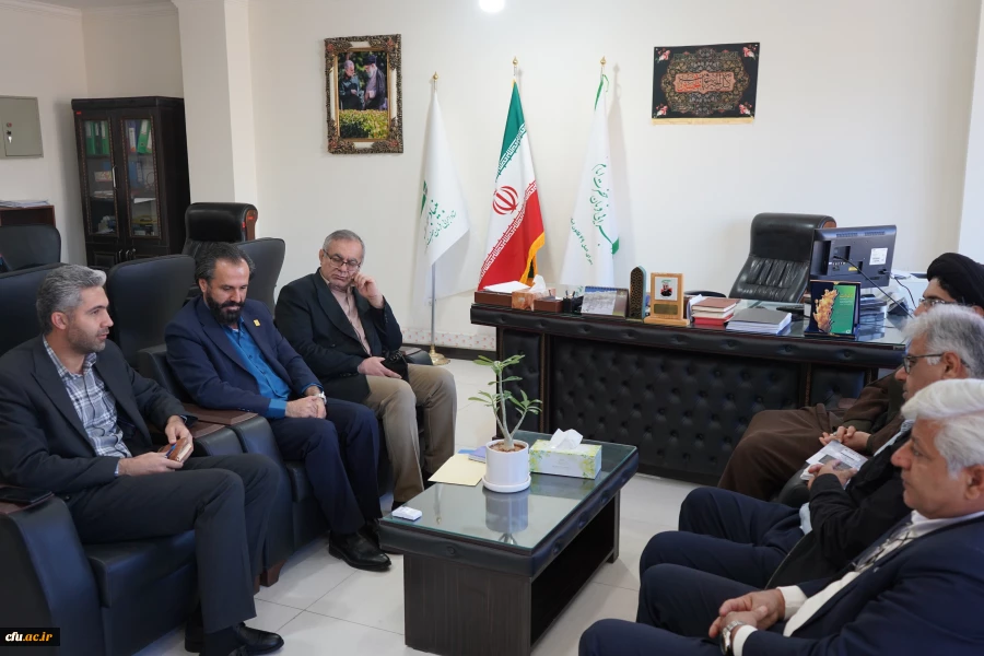 دیدار سرپرست دانشگاه فرهنگیان کهگیلویه و بویراحمد با مدیرکل ستاد اجرایی فرمان امام (ره) و بنیاد برکت استان 2