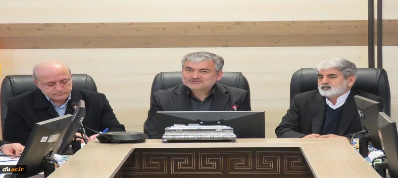برگزاری جلسه اعضای هیئت امنای دانشگاه فرهنگیان اردبیل با محوریت بررسی چالش های فیزیکی و رفاهی 8