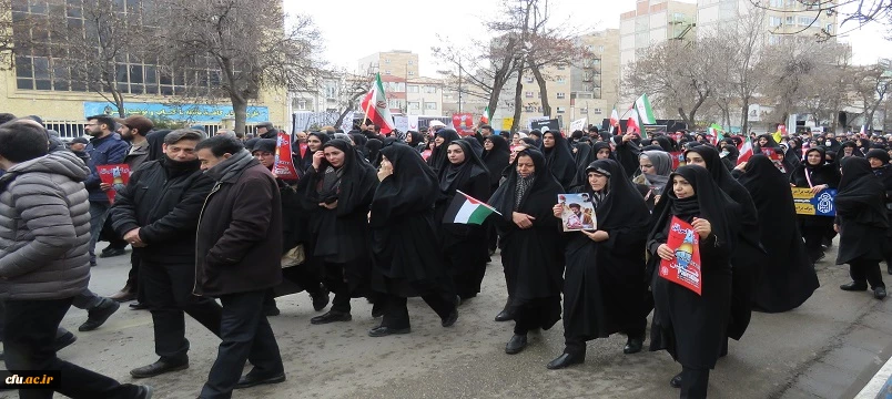 دانشگاه فرهنگیان اردبیل در صف مقدم راهپیمایی روز جهانی قدس
 تجدید میثاق با آرمان فلسطین و رهبری 9