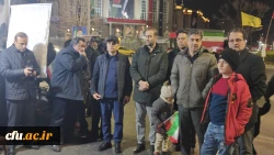 پوشش خبری صدا و سیما از ایجاد موکب و ایستگاه صلواتی دانشگاه فرهنگیان آذربایجان شرقی در میدان ساعت تبریز 5