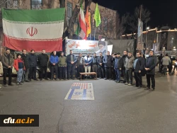 پوشش خبری صدا و سیما از ایجاد موکب و ایستگاه صلواتی دانشگاه فرهنگیان آذربایجان شرقی در میدان ساعت تبریز 14