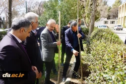 کاشت نهال به مناسبت گرامیداشت روز شهدا و به نیابت از رهبر شهید و همچنین ۳۴ شهید دانشجو معلم 3