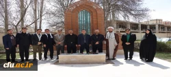 غبارروبی و عطرافشانی مزار شهید گمنام دانشگاه فرهنگیان استان 7