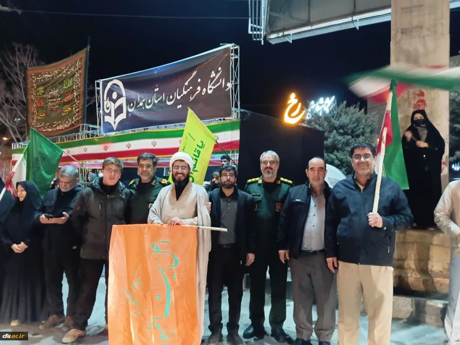 حضور فرمانده سپاه انصار الحسین استان در موکب دانشگاه فرهنگیان همدان 2
