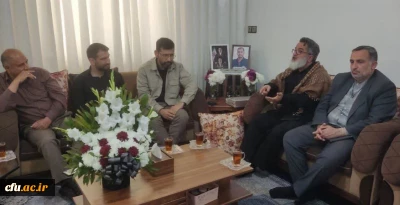 دیدار مسئولین دانشگاه فرهنگیان با خانواده معزز شهید محمد صالح کیخا