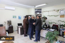 دیدار صمیمانه رئیس دانشگاه فرهنگیان با همکاران سازمان مرکزی در سال جدید 21