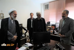 دیدار صمیمانه رئیس دانشگاه فرهنگیان با همکاران سازمان مرکزی در سال جدید 25