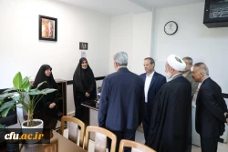 دیدار صمیمانه رئیس دانشگاه فرهنگیان با همکاران سازمان مرکزی در سال جدید 34