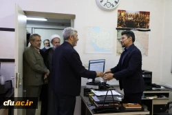 دیدار صمیمانه رئیس دانشگاه فرهنگیان با همکاران سازمان مرکزی در سال جدید 45
