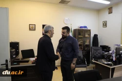 دیدار صمیمانه رئیس دانشگاه فرهنگیان با همکاران سازمان مرکزی در سال جدید 51