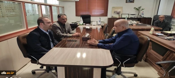 دیدار رئیس دانشگاه فرهنگیان استان اردبیل با رئیس مجمع خیرین مدرسه ساز استان 2