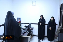 
دیدارآرزو عادلی فر سرپرست معاونت برنامه ریزی و توسعه منابع و حوریه رزاقیان مشاور امور بانوان دانشگاه فرهنگیان با بانوان سازمان مرکزی به مناسبت ولادت حضرت معصومه(س) 10