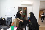 
دیدارآرزو عادلی فر سرپرست معاونت برنامه ریزی و توسعه منابع و حوریه رزاقیان مشاور امور بانوان دانشگاه فرهنگیان با بانوان سازمان مرکزی به مناسبت ولادت حضرت معصومه(س) 5