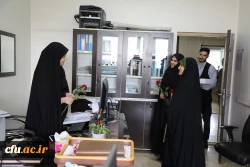 
دیدارآرزو عادلی فر سرپرست معاونت برنامه ریزی و توسعه منابع و حوریه رزاقیان مشاور امور بانوان دانشگاه فرهنگیان با بانوان سازمان مرکزی به مناسبت ولادت حضرت معصومه(س) 7