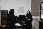 
دیدارآرزو عادلی فر سرپرست معاونت برنامه ریزی و توسعه منابع و حوریه رزاقیان مشاور امور بانوان دانشگاه فرهنگیان با بانوان سازمان مرکزی به مناسبت ولادت حضرت معصومه(س) 3