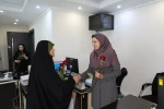 
دیدارآرزو عادلی فر سرپرست معاونت برنامه ریزی و توسعه منابع و حوریه رزاقیان مشاور امور بانوان دانشگاه فرهنگیان با بانوان سازمان مرکزی به مناسبت ولادت حضرت معصومه(س) 10