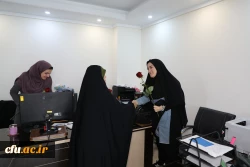 
دیدارآرزو عادلی فر سرپرست معاونت برنامه ریزی و توسعه منابع و حوریه رزاقیان مشاور امور بانوان دانشگاه فرهنگیان با بانوان سازمان مرکزی به مناسبت ولادت حضرت معصومه(س) 11