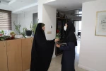 
دیدارآرزو عادلی فر سرپرست معاونت برنامه ریزی و توسعه منابع و حوریه رزاقیان مشاور امور بانوان دانشگاه فرهنگیان با بانوان سازمان مرکزی به مناسبت ولادت حضرت معصومه(س) 3