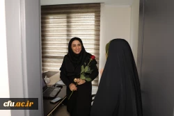 
دیدارآرزو عادلی فر سرپرست معاونت برنامه ریزی و توسعه منابع و حوریه رزاقیان مشاور امور بانوان دانشگاه فرهنگیان با بانوان سازمان مرکزی به مناسبت ولادت حضرت معصومه(س) 4