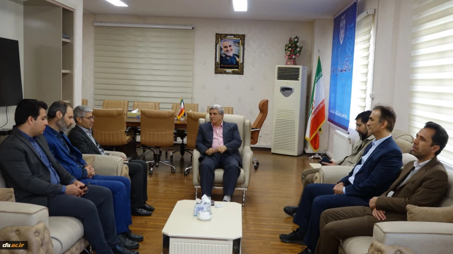 دیدار مسئولان دانشگاه فرهنگیان با معاون سیاسی، امنیتی و اجتماعی استانداری کردستان 2