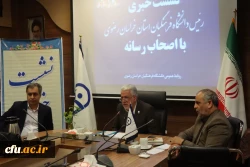 نشست خبری رئیس دانشگاه فرهنگیان خراسان رضوی با اصحاب رسانه  8