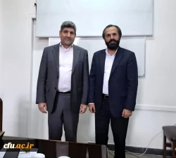 دیدار سرپرست دانشگاه فرهنگیان کهگیلویه و بویراحمد با دکتر سید ضیاء هاشمی، معاون فرهنگی و اجتماعی معاون اول رئیس جمهور 5