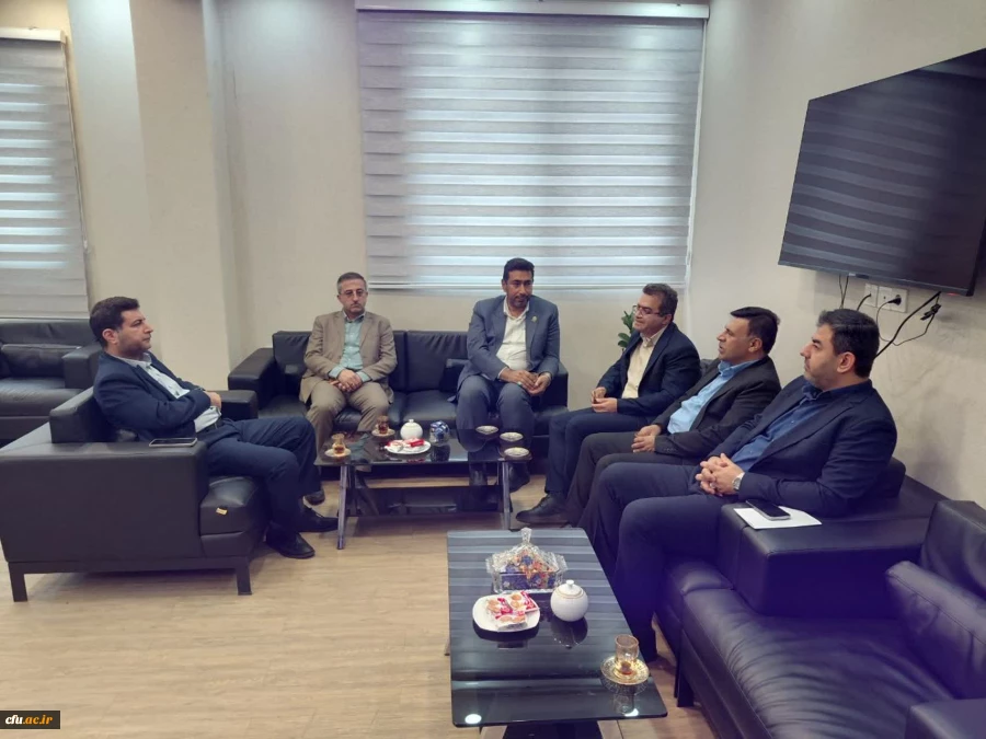 دیدار  رئیس دانشگاه فرهنگیان خوزستان با مدیرکل نوسازی مدارس استان