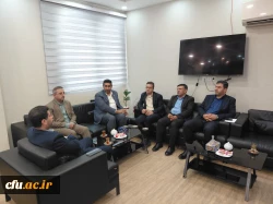 دیدار  رئیس دانشگاه فرهنگیان خوزستان با مدیرکل نوسازی مدارس استان