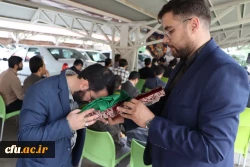 آیین رونمایی از سنگ مزار جدید شهید گمنام دانشگاه فرهنگیان قزوین 3