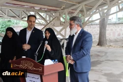 آیین رونمایی از سنگ مزار جدید شهید گمنام دانشگاه فرهنگیان قزوین 4
