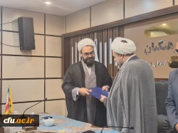 آیین تکریم و معارفه مسئول نهاد نمایندگی مقام معظم رهبری در دانشگاه فرهنگیان یزد برگزار شد 4