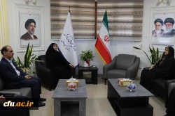 دیدار سرپرست دانشگاه با مشاور وزیر آموزش و پرورش در امور زنان و مدیرکل آموزش و پرورش استان 2